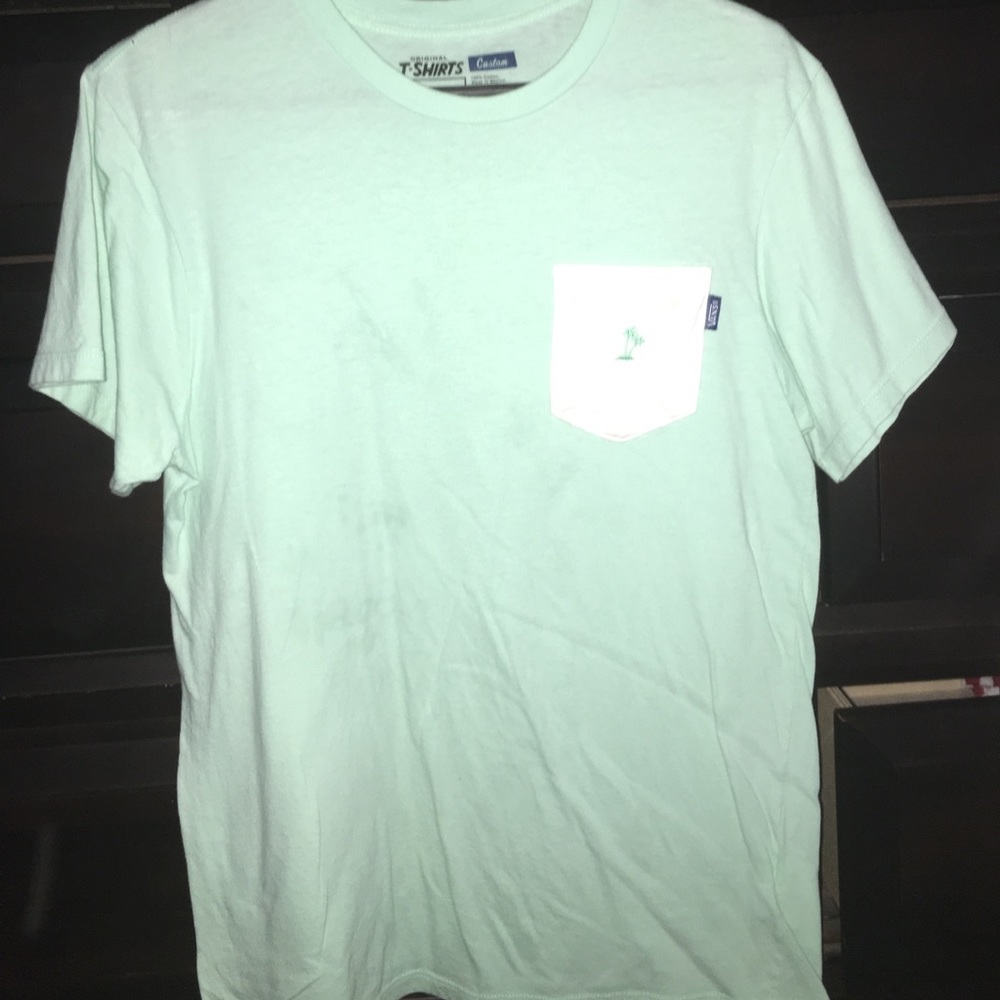 light green vans t shirt small
