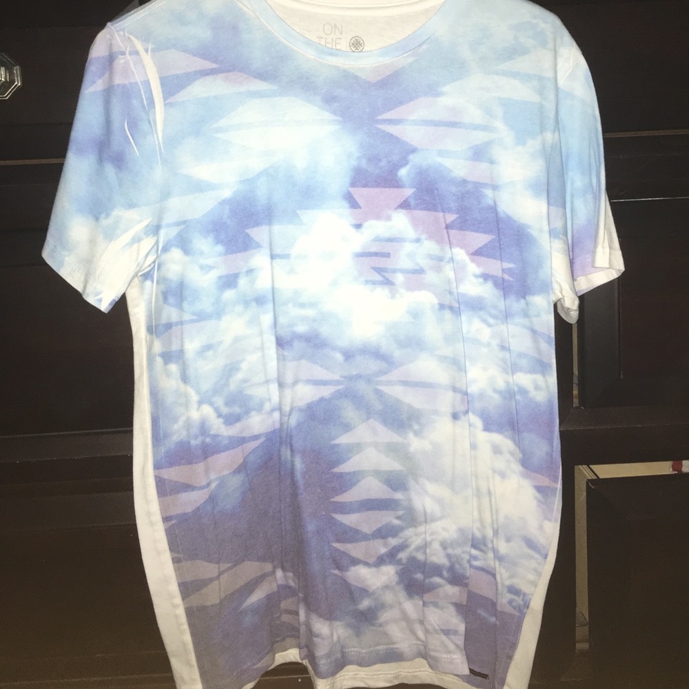 aztec purple and blue pacsun t shirt