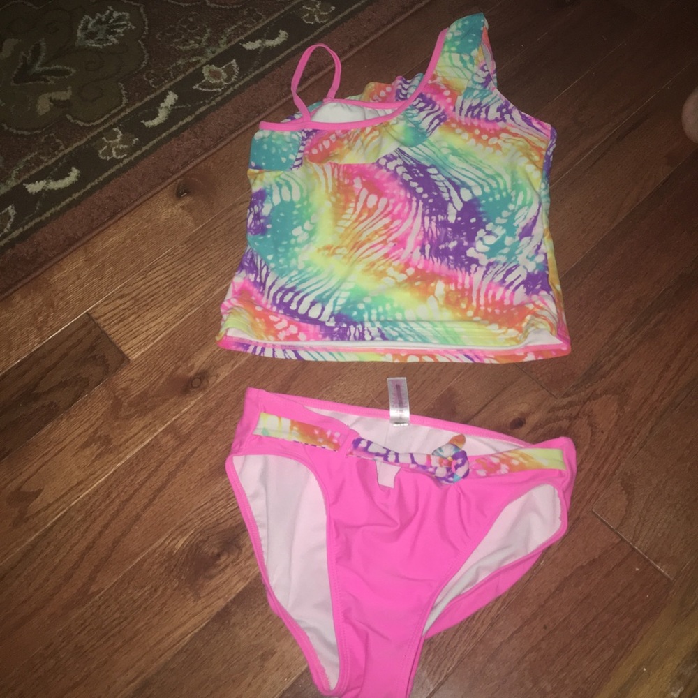 Justice girls swim suit size 18