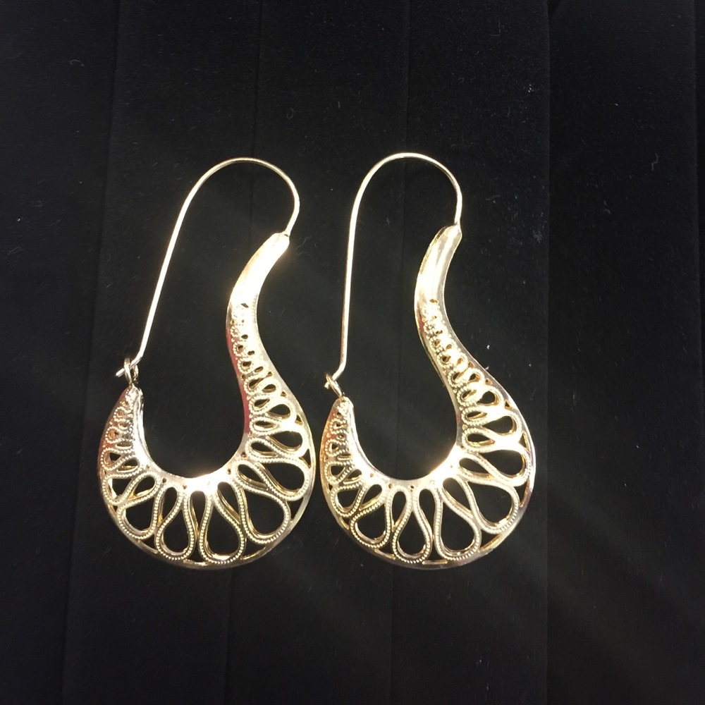 14k gold plated earring