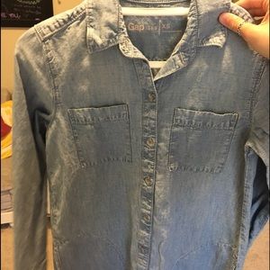 gap jean dress NEVER WORN