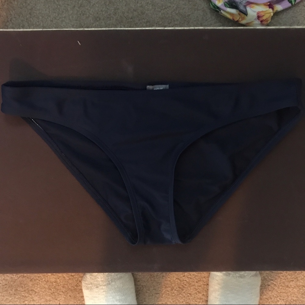 Navy blue aerie swim bottom