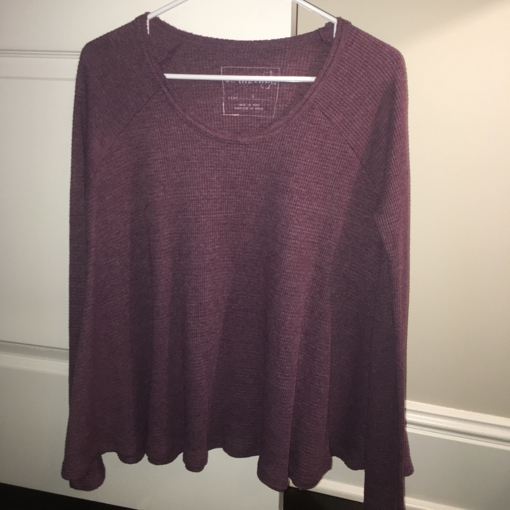 Free People long sleeve shirt/sweater size S