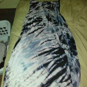 Tie dye dress xl