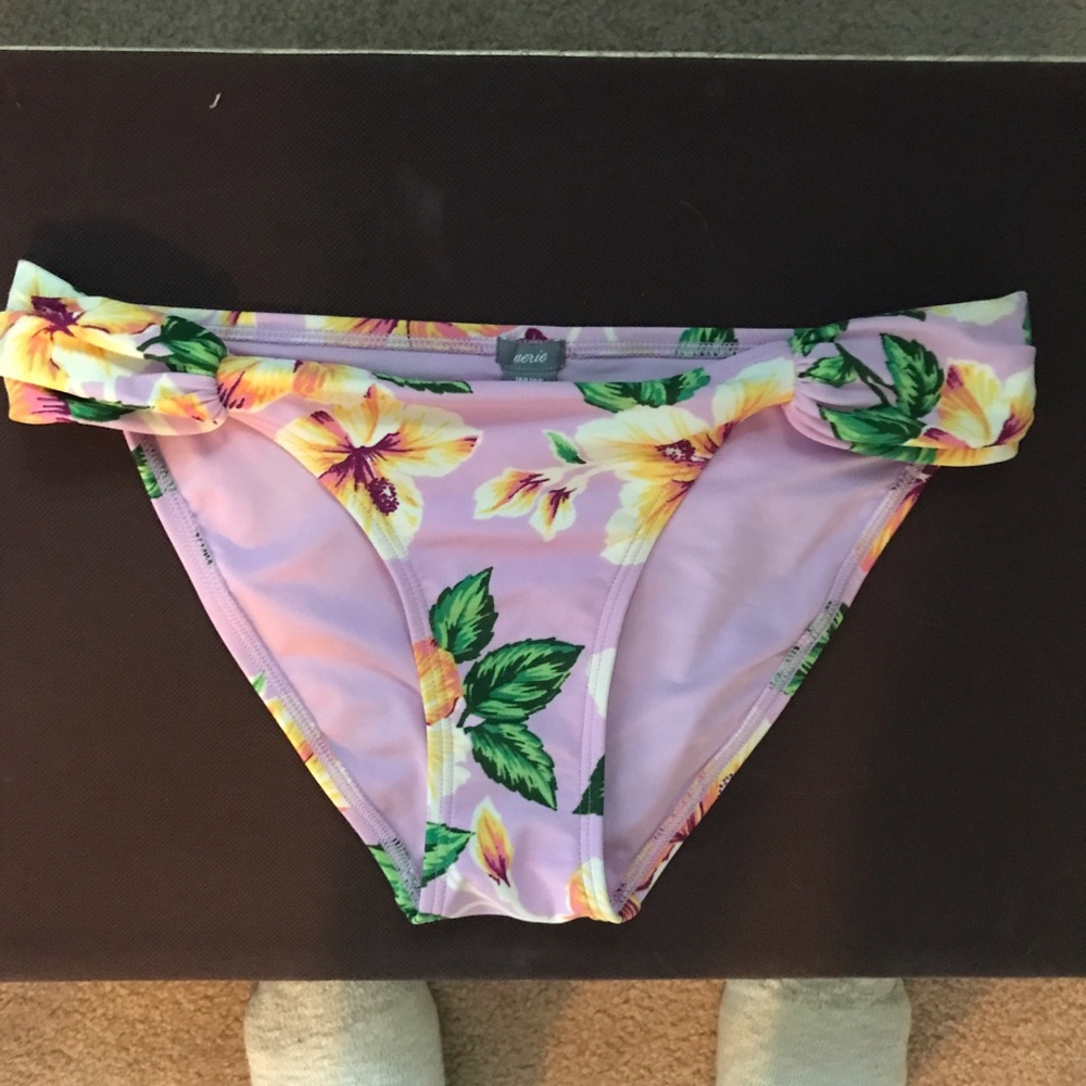 Floral aerie swim bottoms
