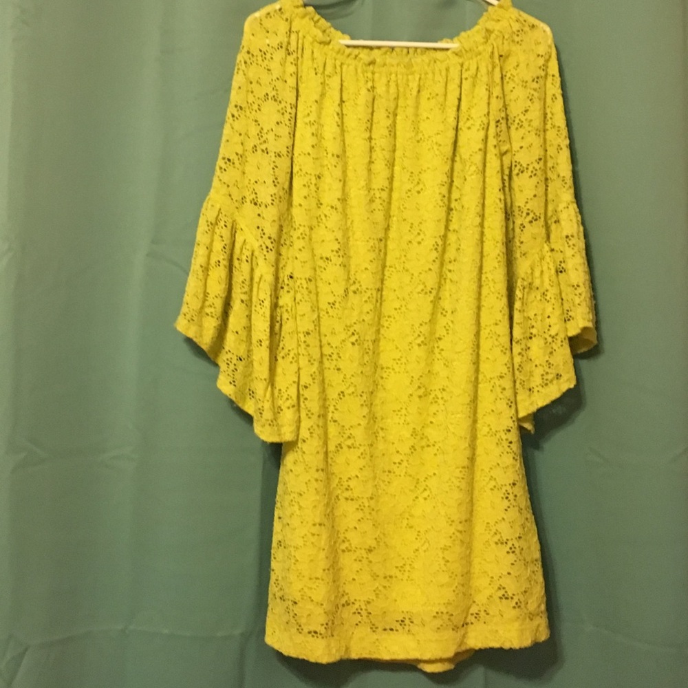 Karlie wing sleeved dress