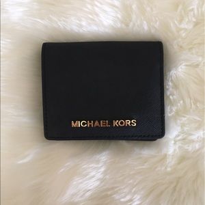 MK black wallet