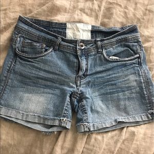 Juniors denim shorts
