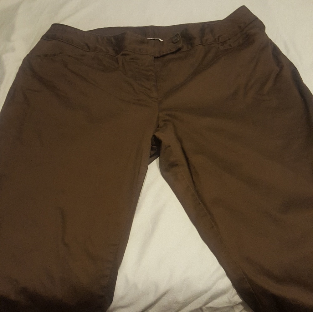 Sateen Capri - Brown