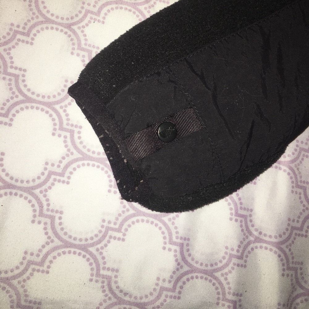 North Face Black Jacket With Hard Shell/ Cotton - image 6