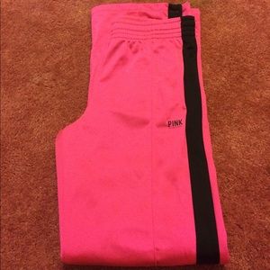 Pink sweat pants