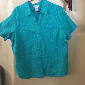 Blair blouse turquoise