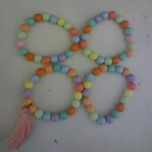 4 peace set of bracelets