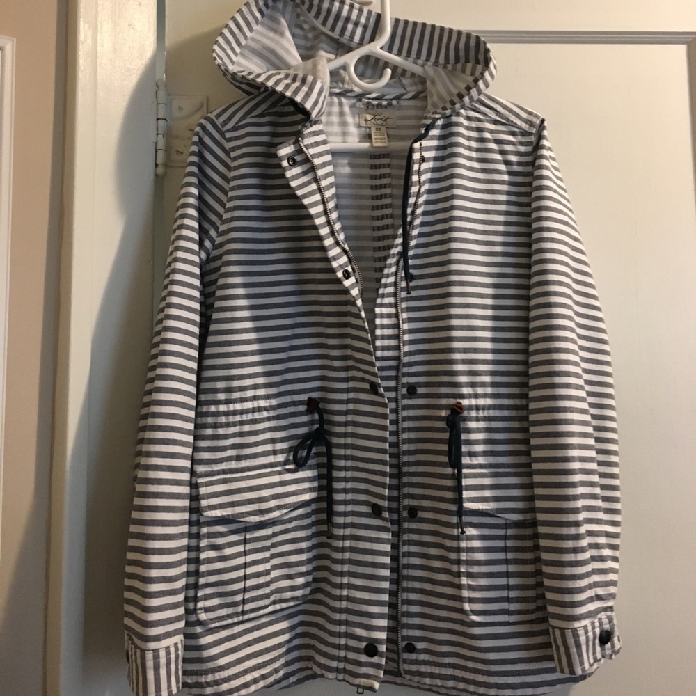 Levi's lightweight denim striped jacket