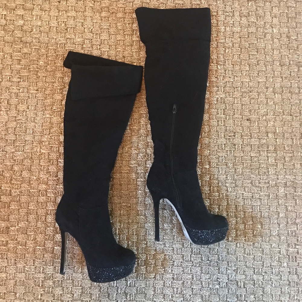 Bakers studded over knee boots