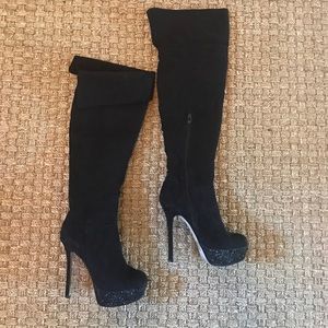 Bakers studded over knee boots