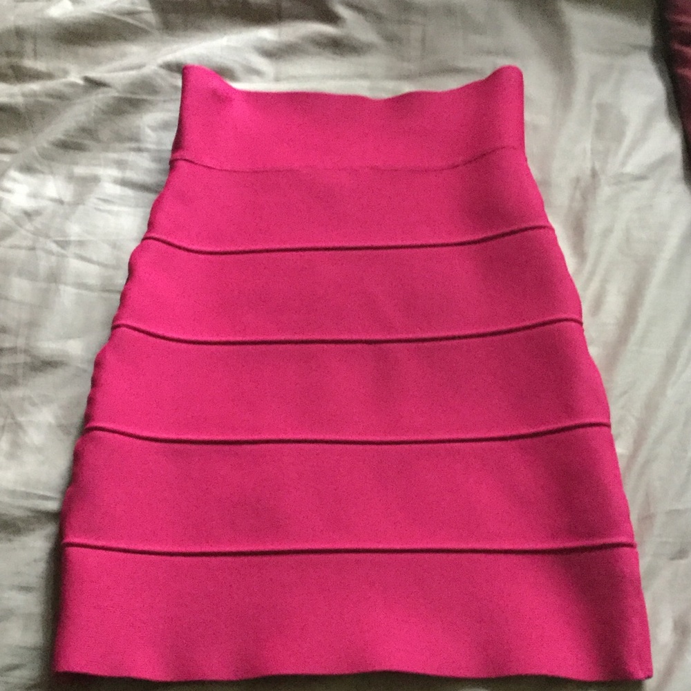 BCBG hot pink skirt. Great for a sexy night out