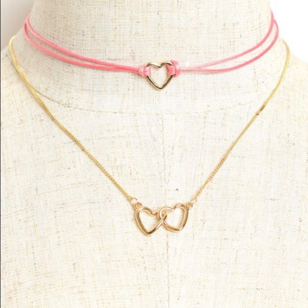 Two piece choker and necklace