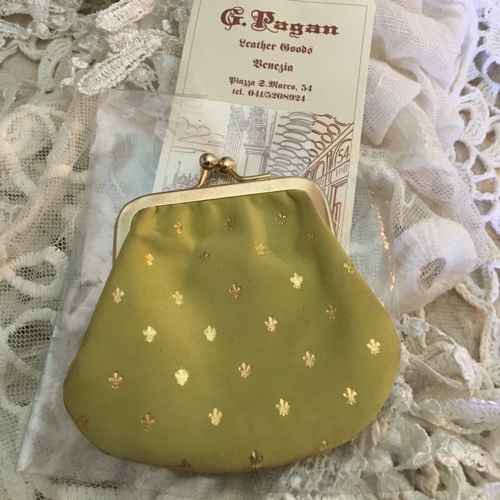 NEW Rare Coin purse fr 1 of oldest shops in Venice