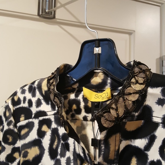 St. John SoCa Leopard Print summer dress
