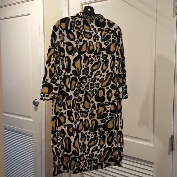 St. John SoCa Leopard Print summer dress