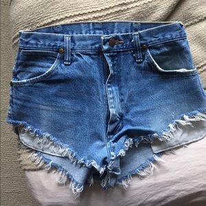 Denim shorts