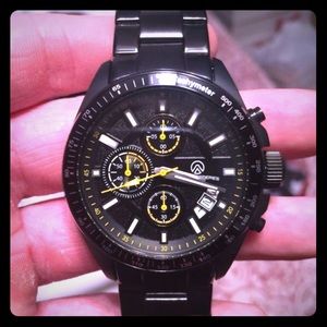 Aubert Freres Black Chrono Watch