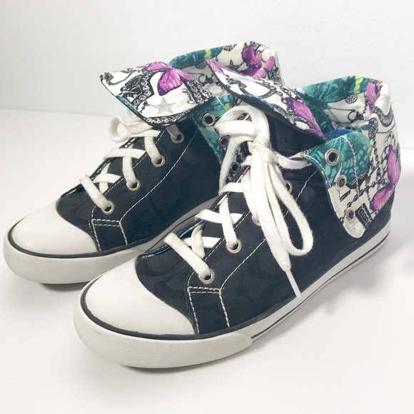 76 off Coach Shoes COACH &quot;Bonney&quot; Signature high top