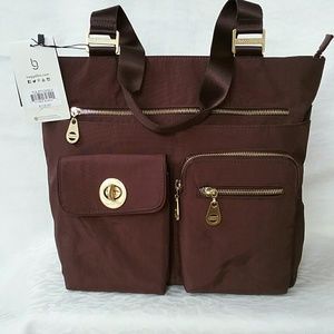 NWT Brown Baggallini Tulum Tote