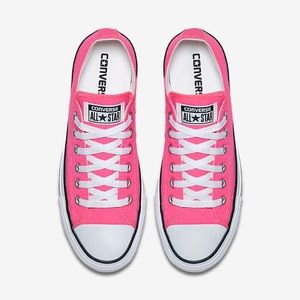 Pink converse all star sneakers