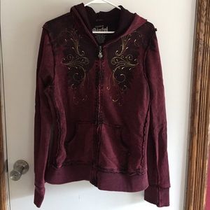 Sinful Zip Up Hoodie XL