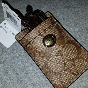 COACH ID Lanyard NWT