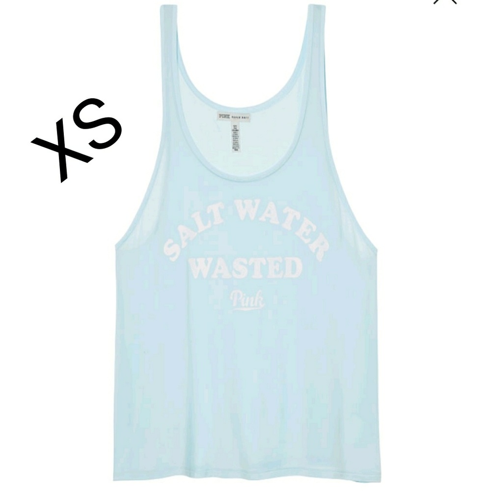 NIP VS PINK XS Super Soft Cheeky Cropped Tank Top