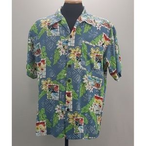 Utility Hawaiian Shirt Tropical Sailing Surfing