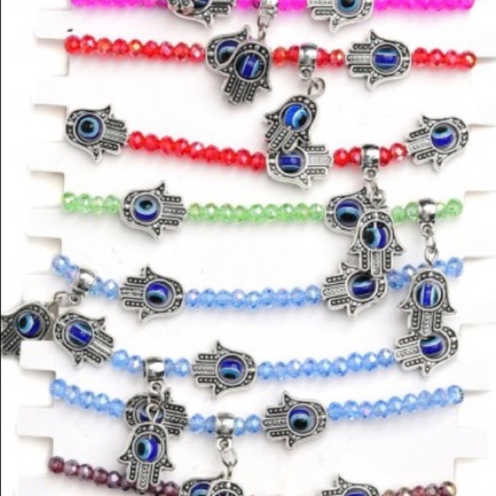 Hamsa hand beaded bracelets