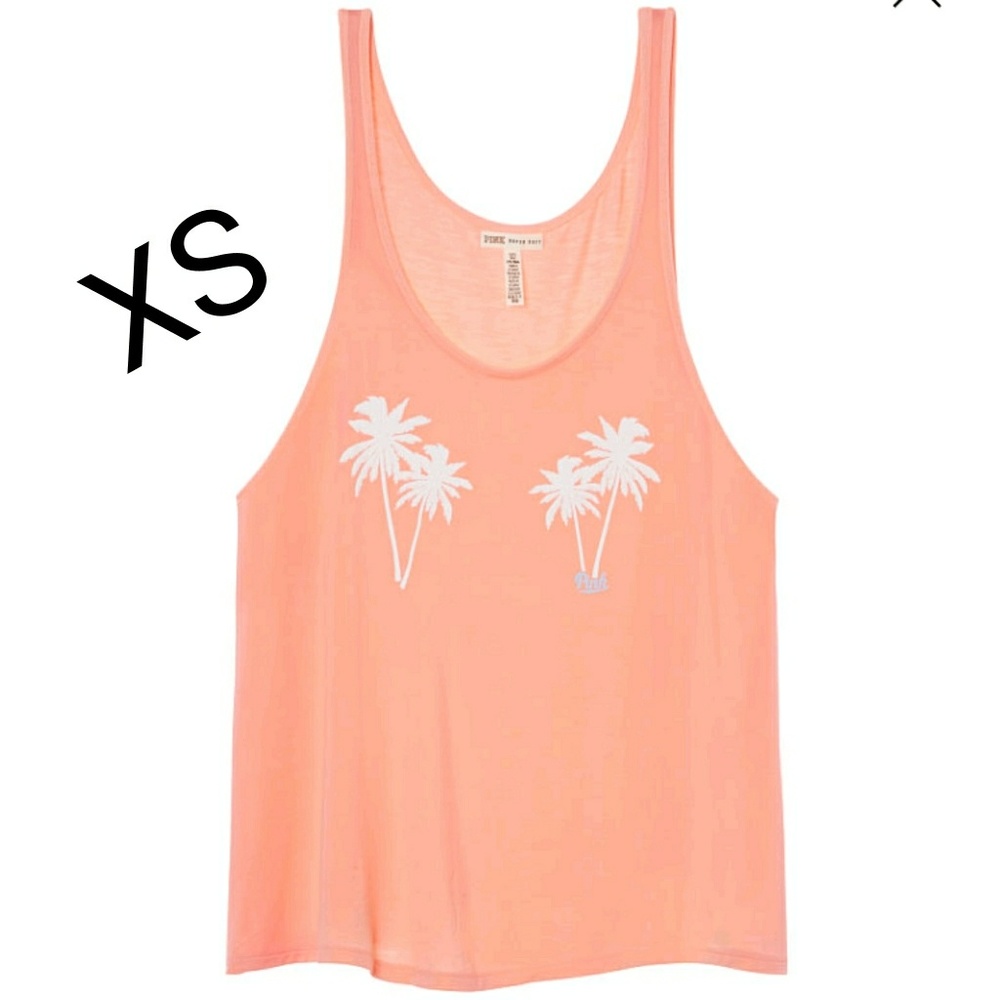 NIP VS PINK Super Soft Cheeky Cropped Tank Top
