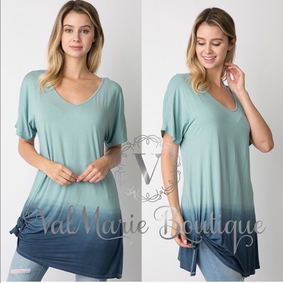 Gorgeous long ombré Tunic Top - Picture 2 of 3