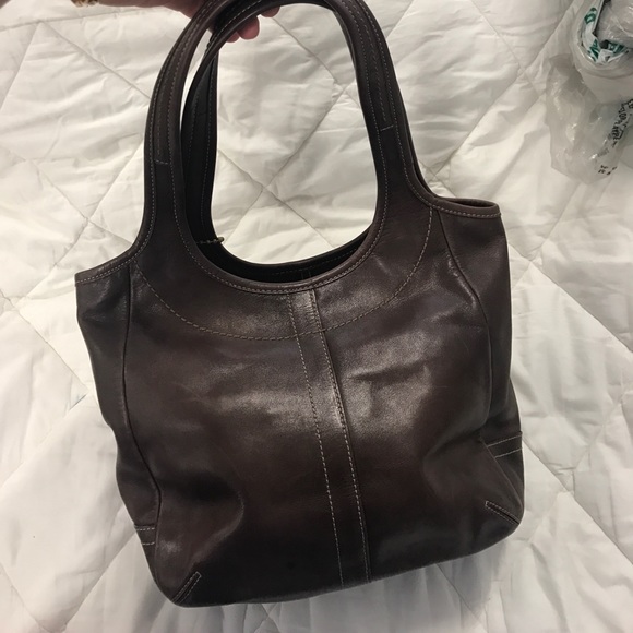 Coach brown leather purse - Picture 2 of 5