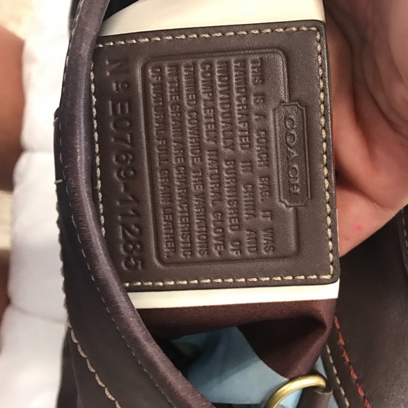 Coach brown leather purse - Picture 4 of 5