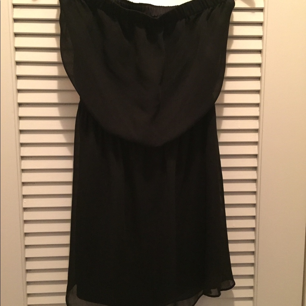Black Chiffon Express Dress