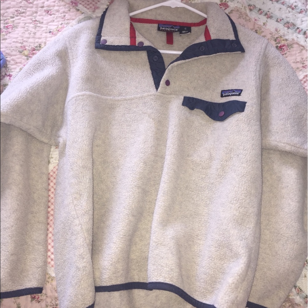 Cream Patagonia jacket
