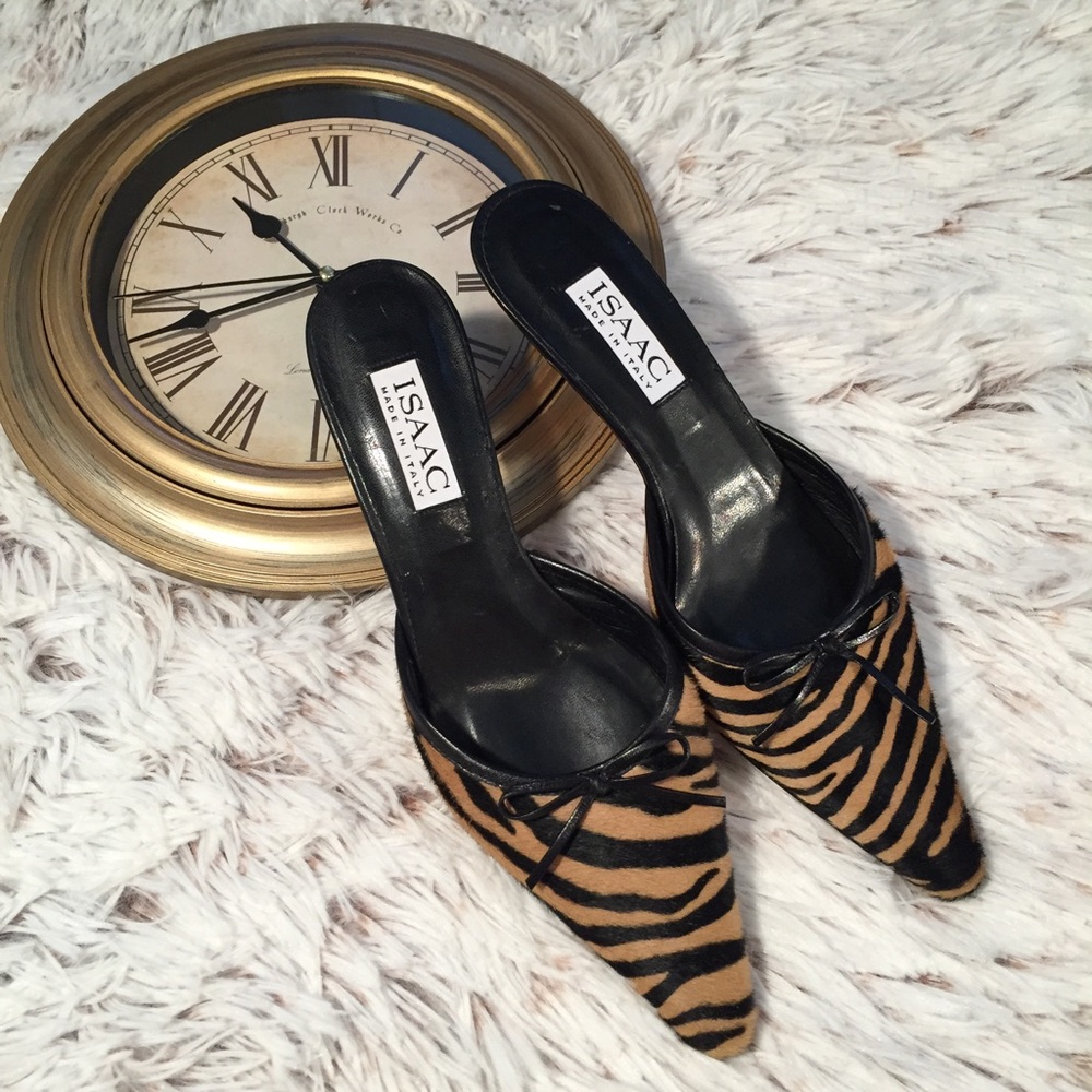 ISAAC Made In Italy Animal Print Shoes 6.5 B