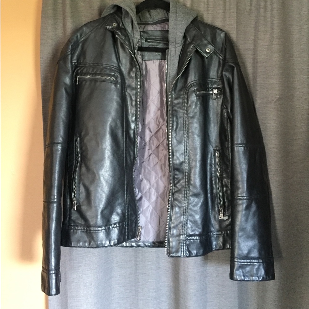 Men's Calvin Klein leather jacket