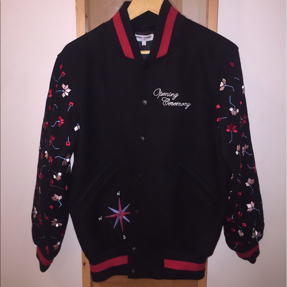 Appalachian Trail Embroidered Varsity Jacket