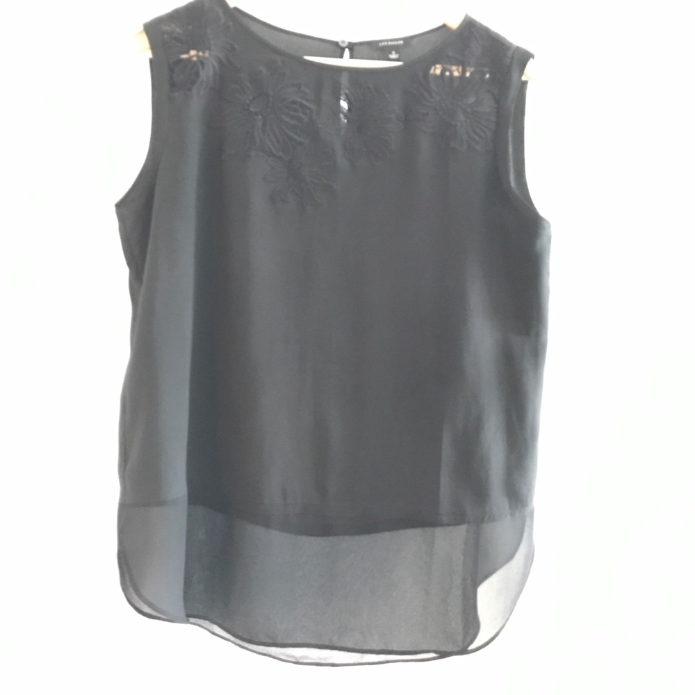 Ann Taylor cutwork blouse