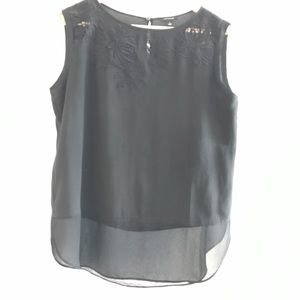 Ann Taylor cutwork blouse