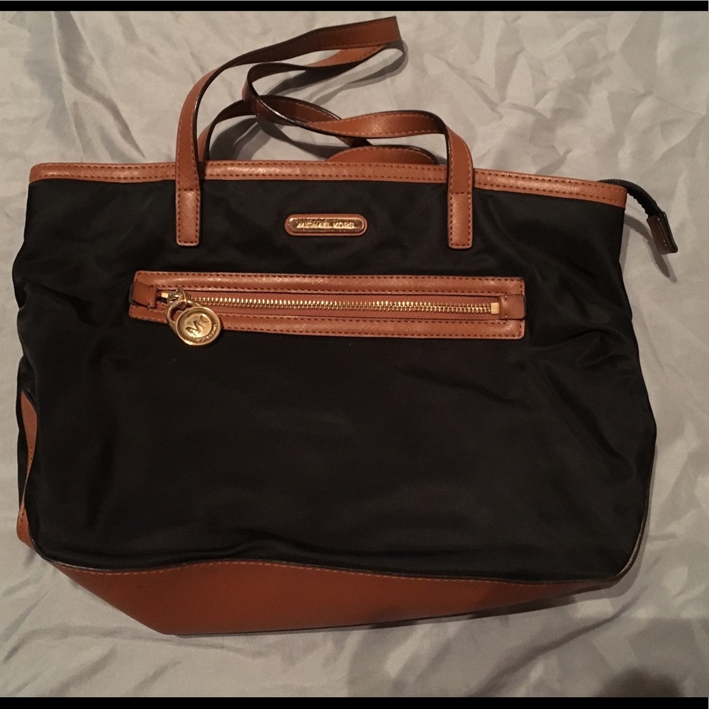 Black Nylon Michael Kors Tote