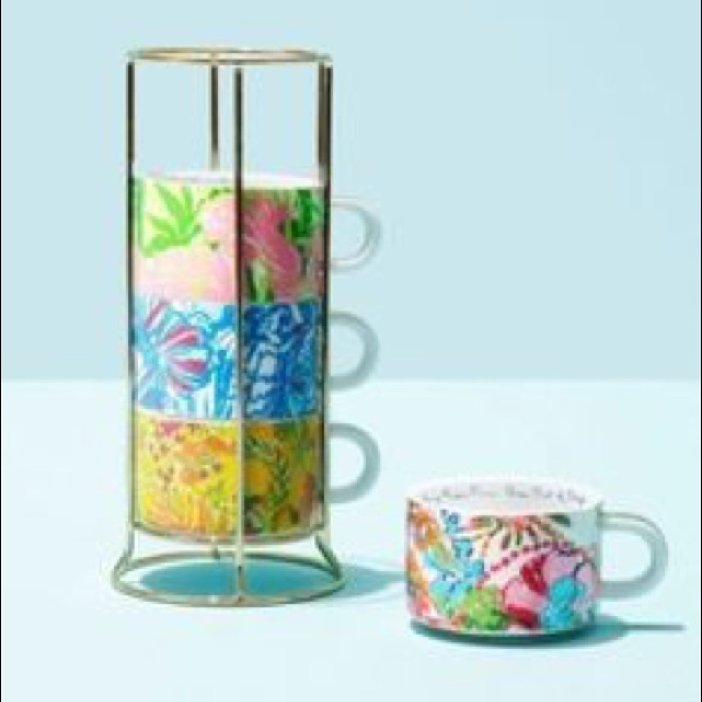 New Lilly Pulitzer for target coffee mug set