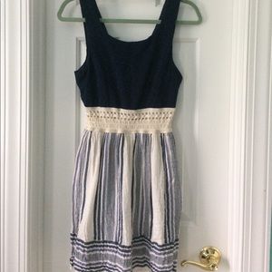 Three Pink Hearts Mini Dress Size M