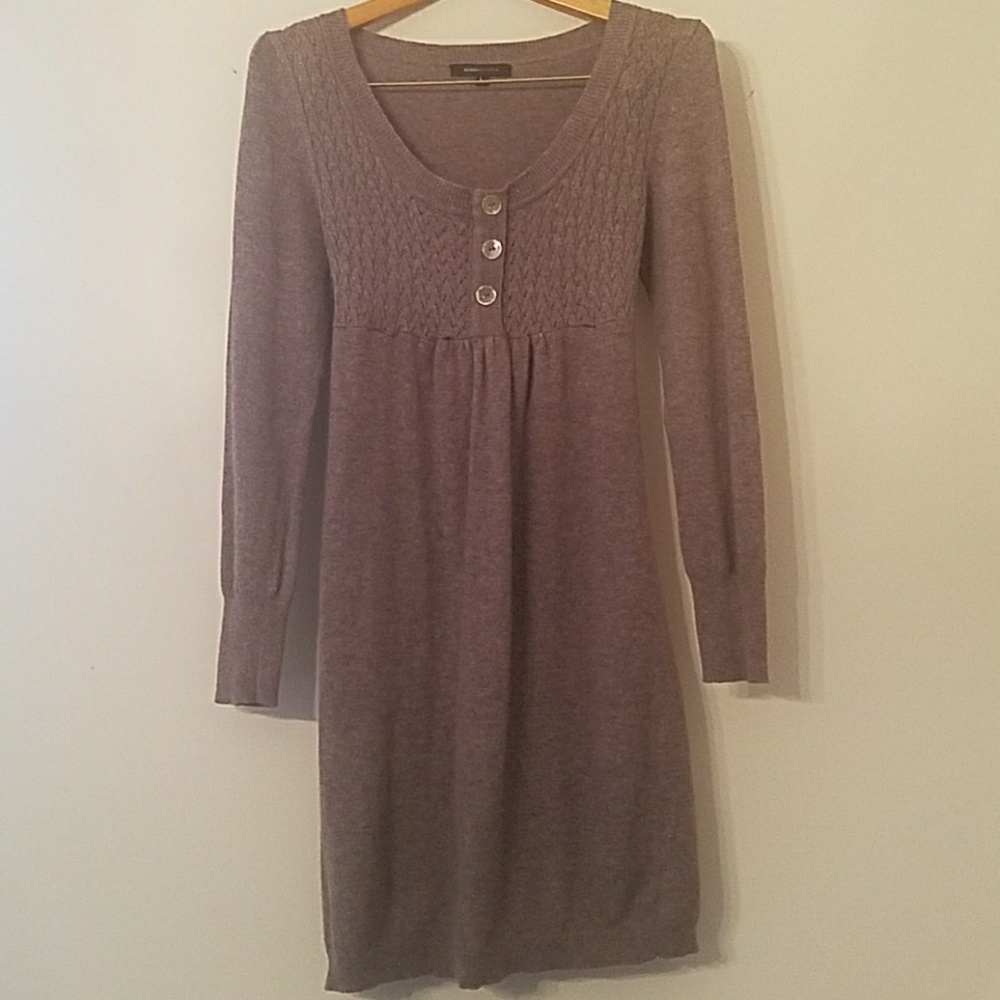 BCBG MaxAzria, Light Mousy Brown, Sweater Dress